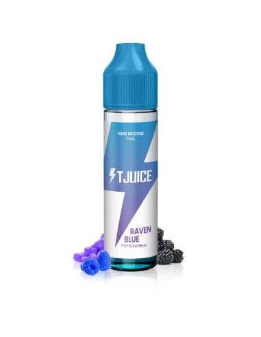 RAVEN BLUE T JUICE 50 ML | E-liquide Myrtille Premium | Kumo