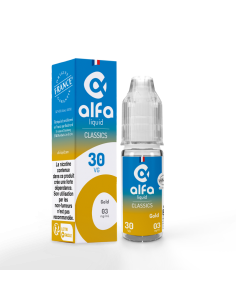 GOLD CLASSIC ALFALIQUID 10ML | Élégance Dorée Débutants | KumoVape