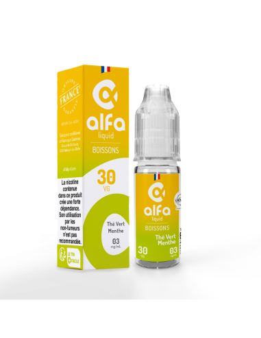 E-liquide Thé Vert Menthe | Saveur Fraîche et Délicate | Kumo