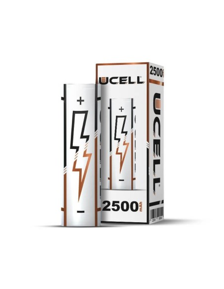 Accu 18650 2500mAh 30A UCELL pour cigarette électronique | Kumo