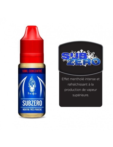 Sub Zero Concentré Halo 10ml | Arôme menthol DIY intense | Kumo