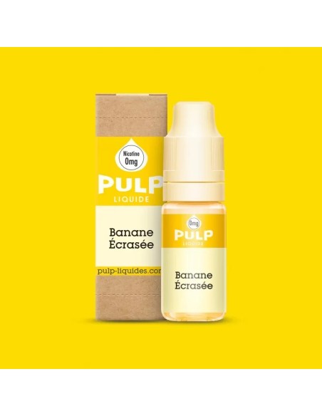 E-liquide BANANE ECRASEE PULP 10 ML | Saveur fruitée | Kumo