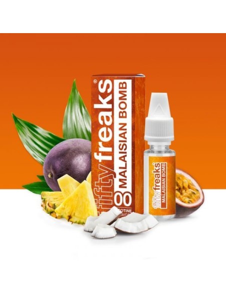 Malaysian Bomb FiftyFreaks 10ml - E-liquide Tropical | Kumo