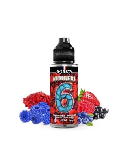 E-liquide NUMBERS 6 mangue fruits exotiques 100ml | Kumo