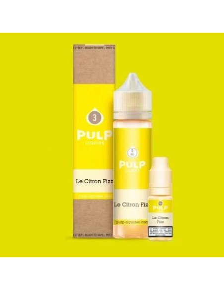 CITRON FIZZ PULP 60ML | E-liquide agrume pétillant | Kumo