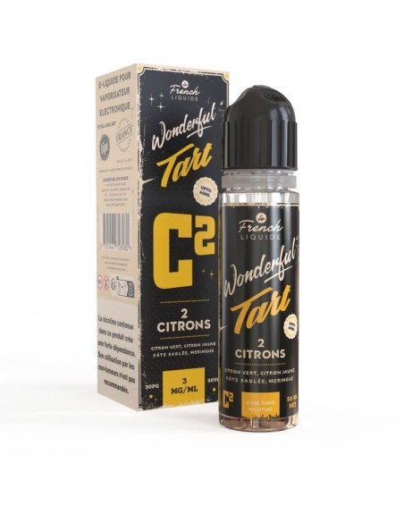 E-liquide 2 Citrons Wonderful Tart French Liquide 50ml | Kumo