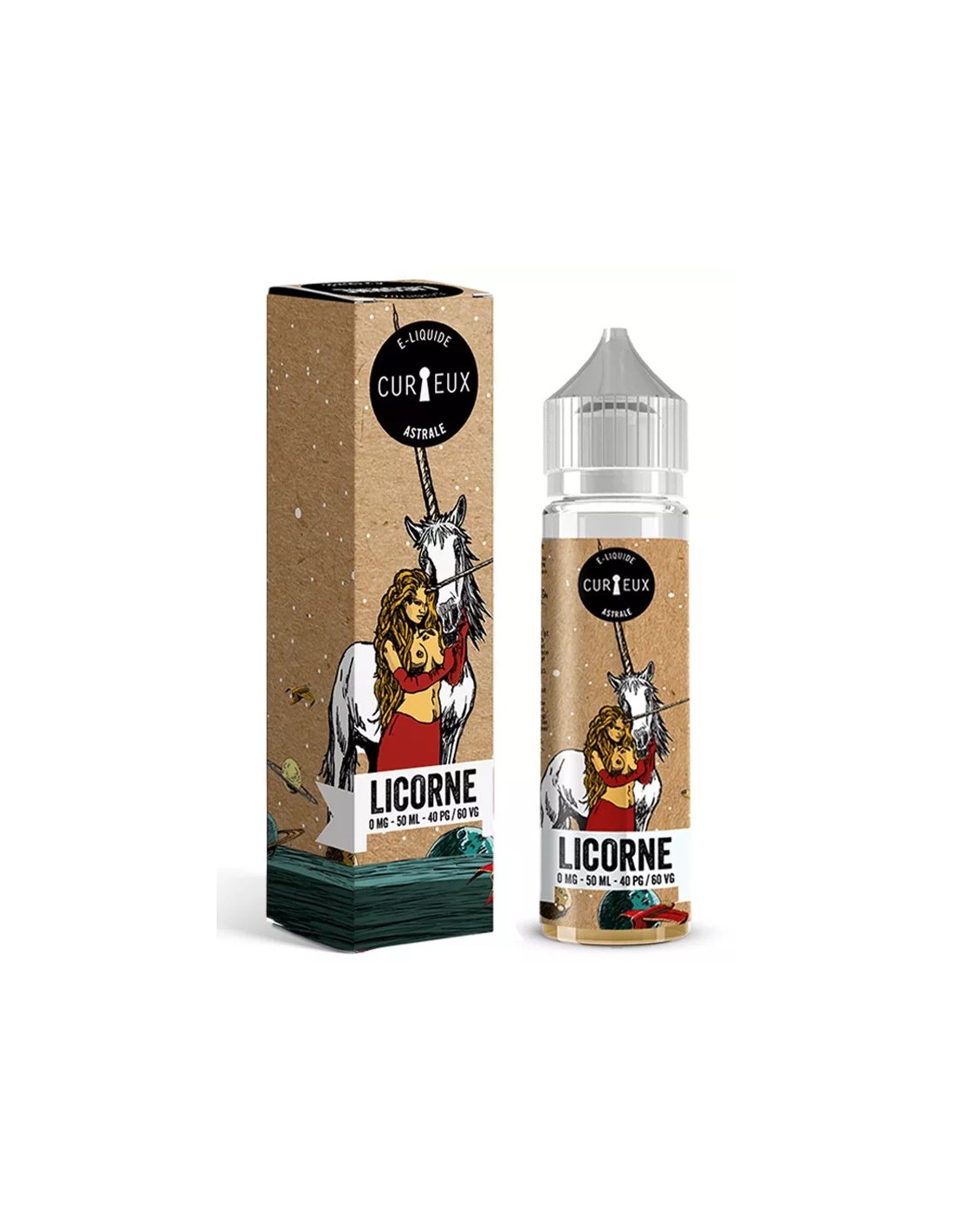 Eliquide Licorne Sel de nicotine / Curieux Astrale view 29