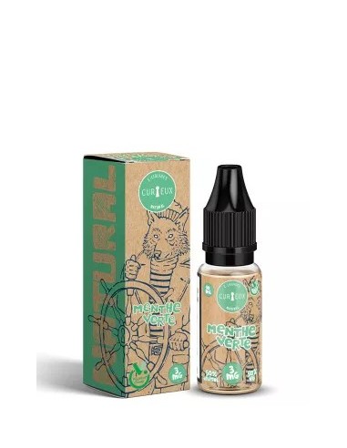 E-liquide Menthe Verte Natural Curieux 10ml | Fraîcheur intense | Kumo