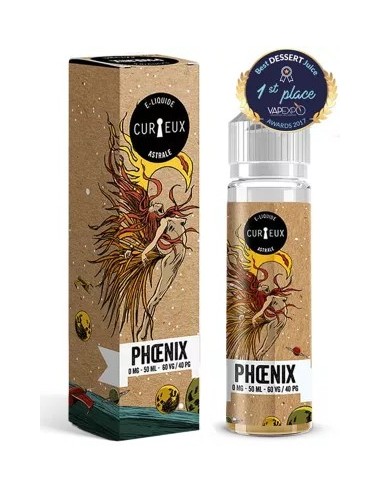 E-liquide PHOENIX ASTRALE CURIEUX 50 ML | Saveurs gourmandes | Kumo