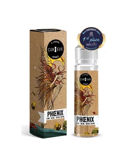 E-liquide PHOENIX ASTRALE CURIEUX 50 ML | Saveurs gourmandes | Kumo