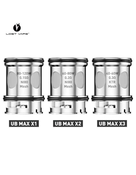 Résistance UB MAX LOST VAPE pour vapoteuse performante | Kumo