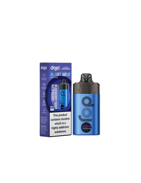 KIT DOJO BLAST 6000 BLUE BLUEBERRY SOUR RASPBERRY