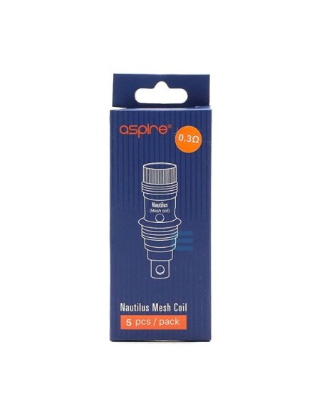 Résistance Nautilus Mesh Aspire 0.7Ω - Saveurs intenses | Kumo
