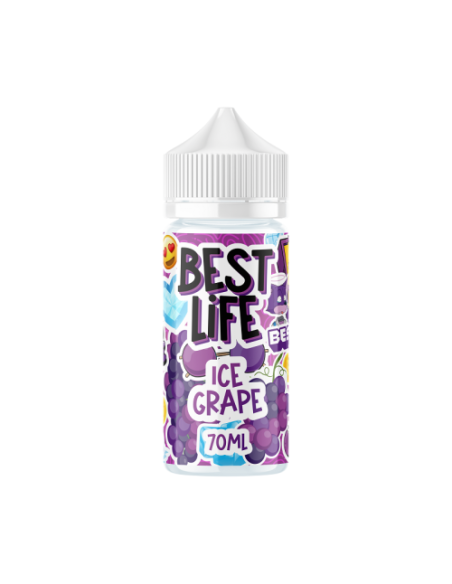 ICE GRAPE BEST 70ML BEST LIFE - E-liquide Raisin Glacé | Kumo