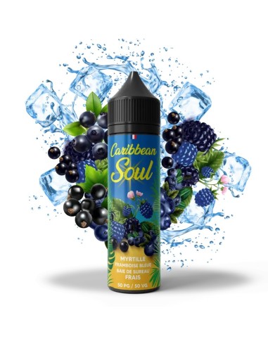 E-liquide Myrtille Framboise Sureau Bobble 50ml | Kumo
