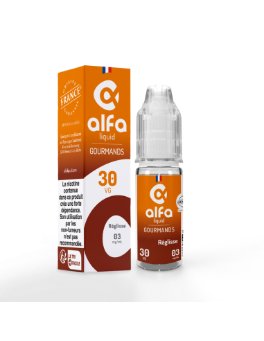 Réglisse Gourmands Alfaliquid 10ml | Kumo Vape