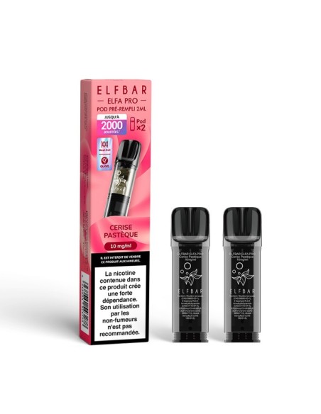 Cartouche Elfa Pro 2ml Cerise Pastèque par 2 - ElfBar | Kumo
