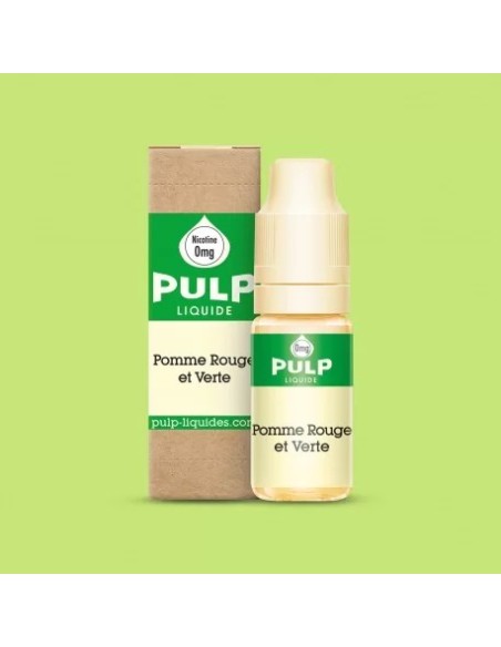E-liquide Pomme Rouge et Verte Pulp 10ml | Kumo