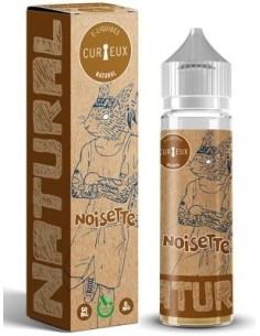 Noisette Natural Curieux 50ml - E-liquide Français | Kumo