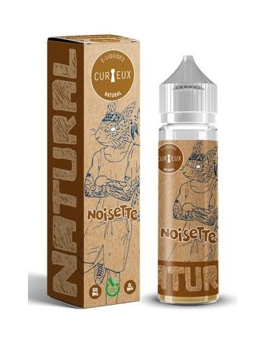 Noisette Natural Curieux 50ml - E-liquide Français | Kumo