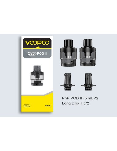 Cartouche PnP Pod 2 Voopoo (Pack 2pcs) | Kumo Vape