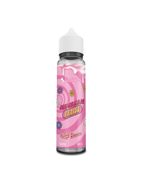 Ice Cream Fraise Wpuff Flavors Liquideo 50ml | Kumo Vape
