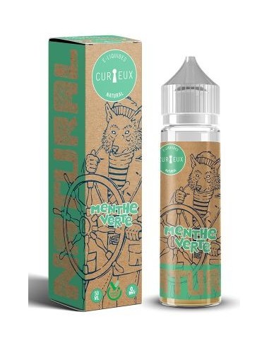 Menthe Verte Natural Curieux 50ml - E-liquide Frais | Kumo