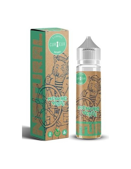Menthe Verte Natural Curieux 50ml - E-liquide Frais | Kumo