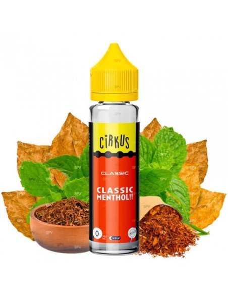 Classic Menthol Cirkus VDLV 50ml - E-liquide Frais | Kumo